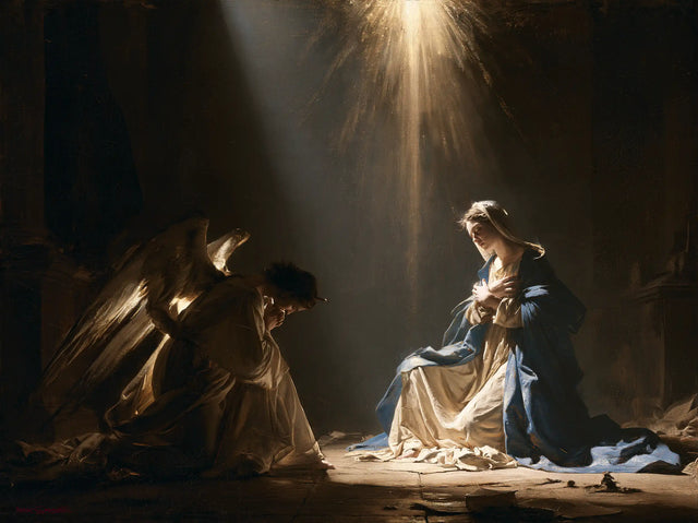 The Annunciation - Divine Light Descending upon Mary · Landscape n° 3