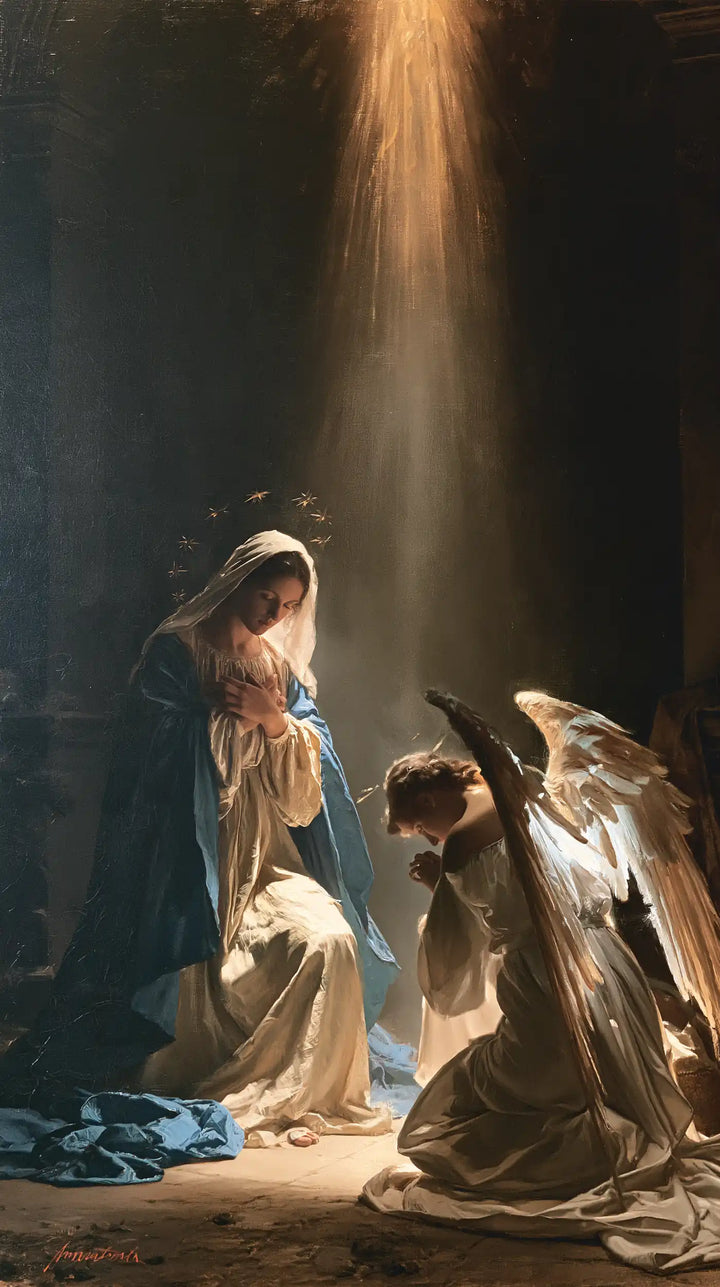 The Annunciation - Divine Light Descending upon Mary · Portrait n° 6