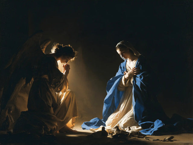 The Annunciation - Midnight Blue Chiaroscuro · Landscape n° 11