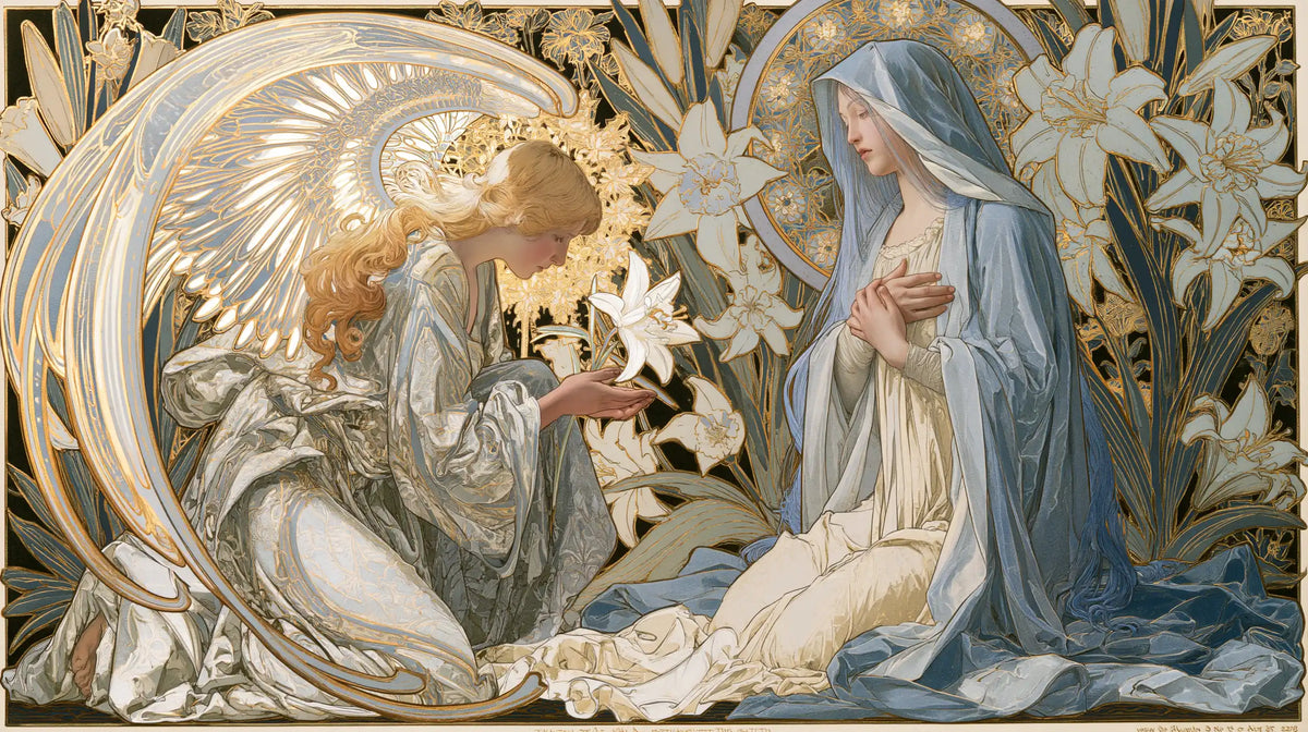 The Annunciation - Sacred Art Nouveau · Landscape n° 13