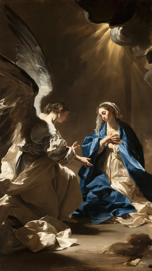 The Annunciation - Theatrical Baroque · Portrait n° 5