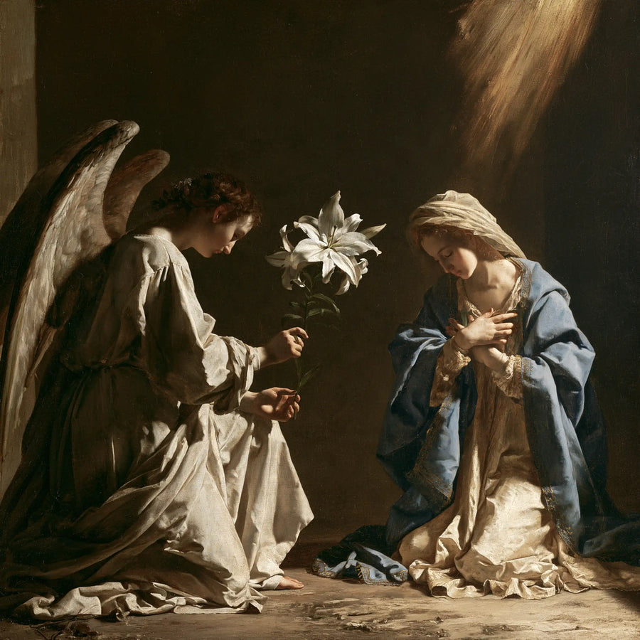 The Annunciation - The White Lily as Symbol · Square n° 2