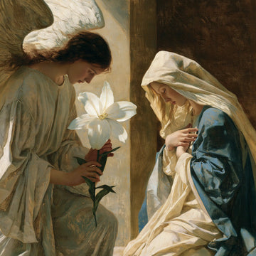 The Annunciation - The White Lily as Symbol · Square n° 4