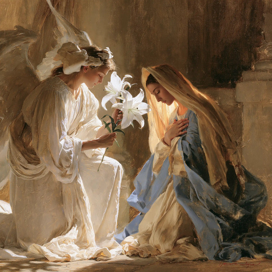 The Annunciation - The White Lily as Symbol · Square n° 6