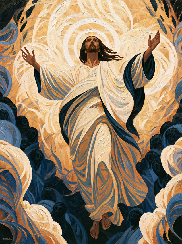The Ascension of Jesus Christ - Expressionist · Portrait n° 10