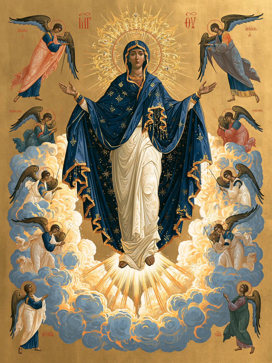The Assumption of Mary - Contemporary Byzantine · Portrait n° 13