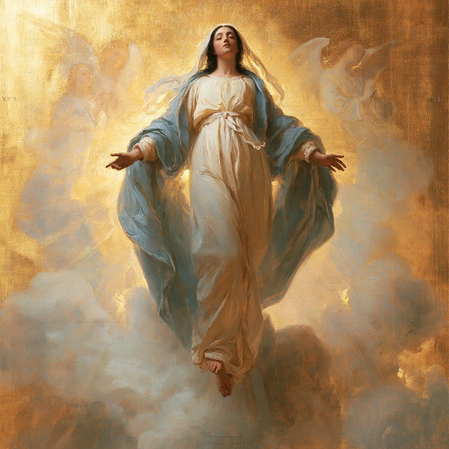 The Assumption of Mary — Ivory Borne by the Mists