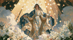 The Assumption of Mary — Pale Silk Beneath the Starry Arch