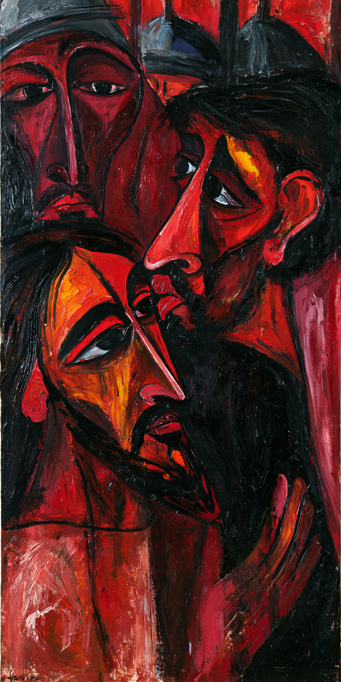 The Betrayal of Judas — The Cheek Offered to the Dark Profile