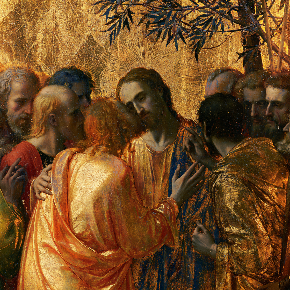 The Betrayal of Judas - Sacred golden · Square n° 2 — aperçu de la finition sélectionnée