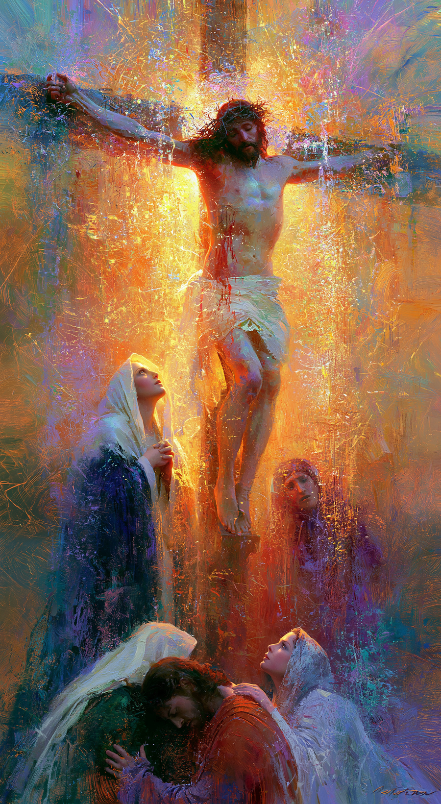 The Crucifixion - Impressionist · Portrait n° 7
