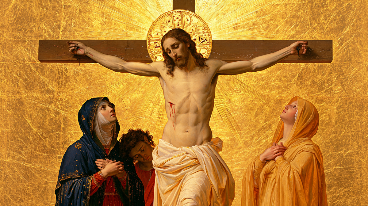 Ristiinnaulitseminen - Sacred Golden · Maisema n° 3 - kristillinen taide