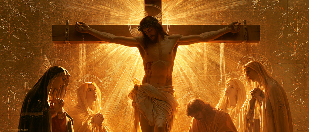Ristiinnaulitseminen - Sacred Golden · Maisema n° 5 - kristillinen taide