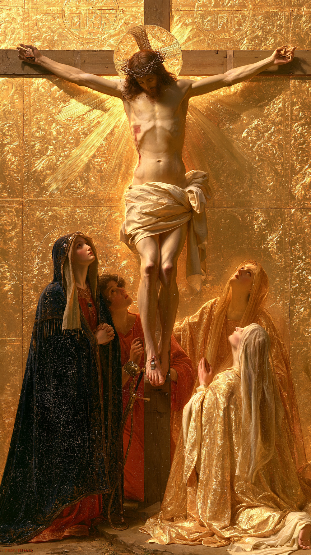 Ristiinnaulitseminen - Sacred Golden · Muotokuva n° 5 - Kristillinen taide