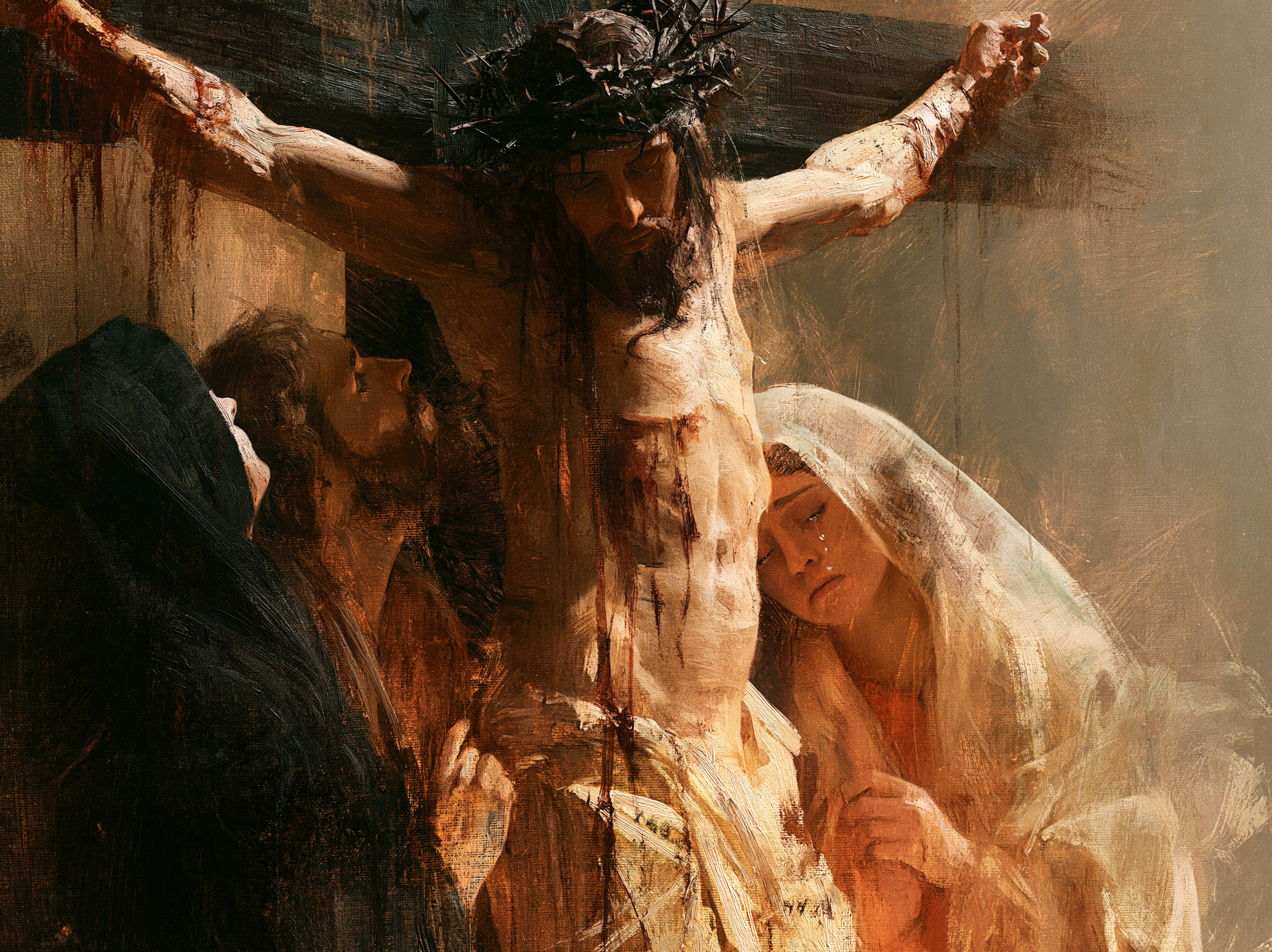 The Crucifixion - Psychological close-up view · Landscape n° 3
