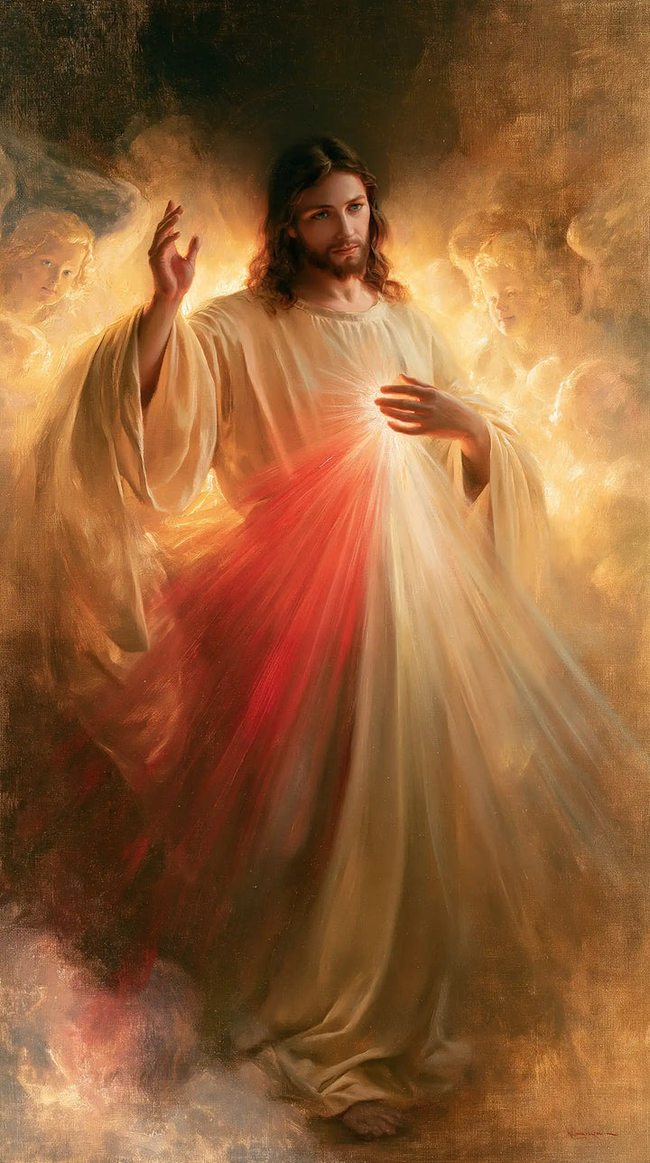 Divine Mercy Jesus - Glory of the Merciful Christ · Portrait n° 2