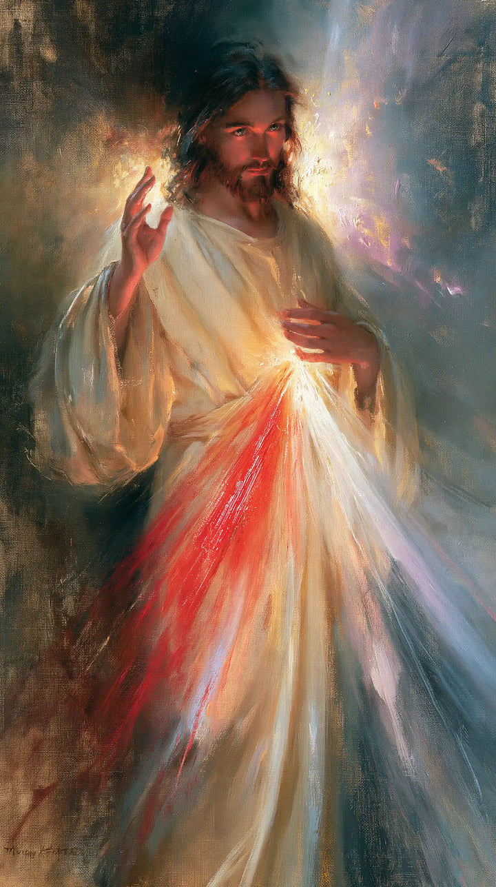 Divine Mercy Jesus - Impressionist · Portrait n° 3