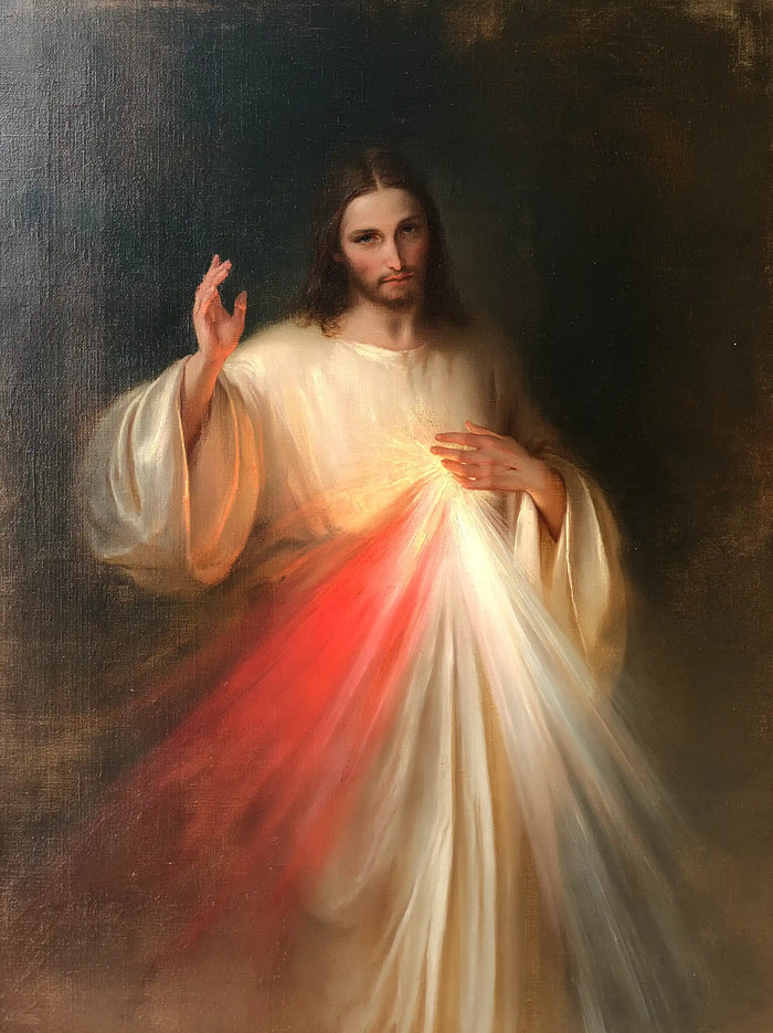 Divine Mercy Jesus - Rays of Mercy · Portrait n° 4