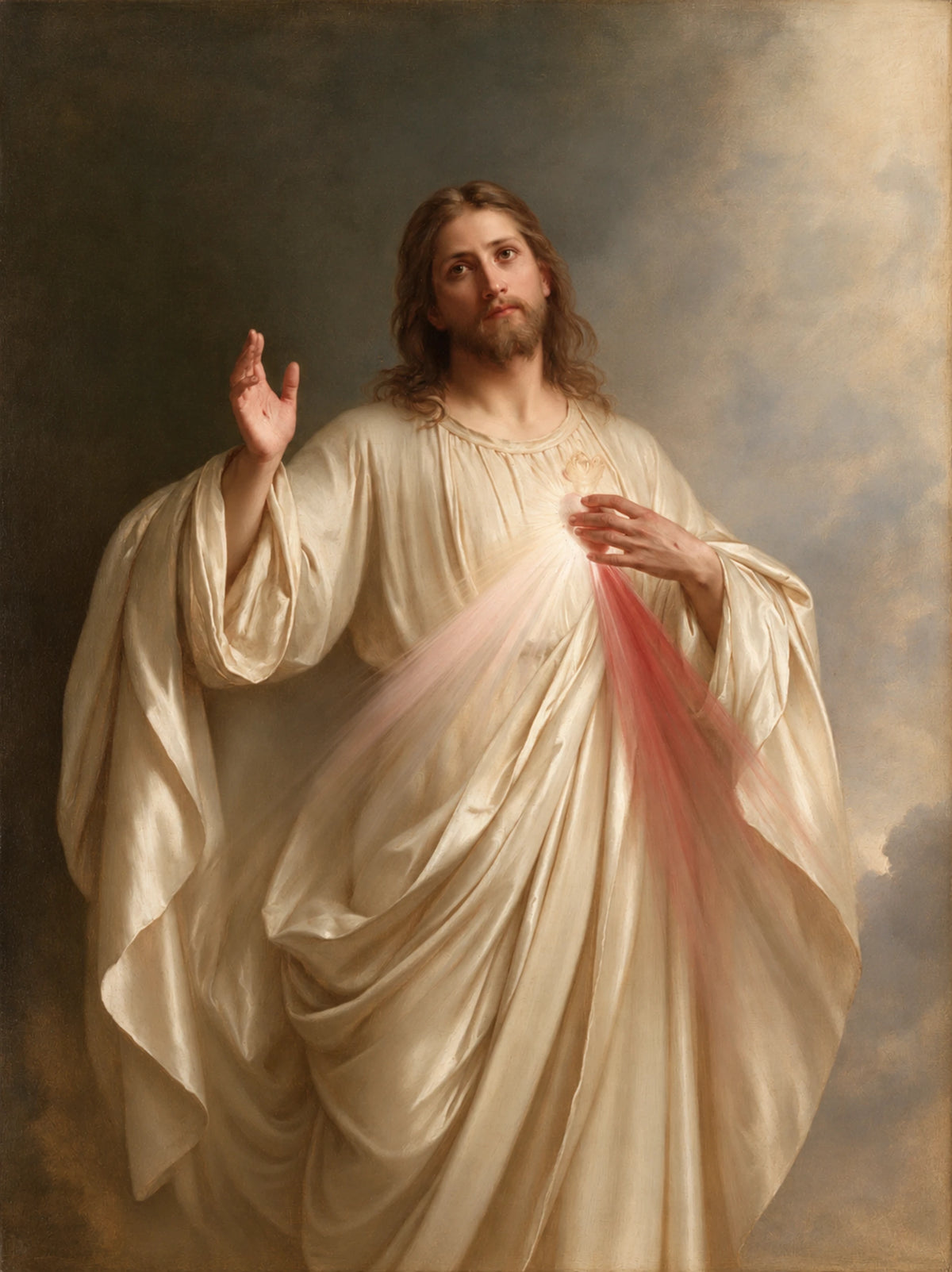 Divine Mercy Jesus – Serene Rays