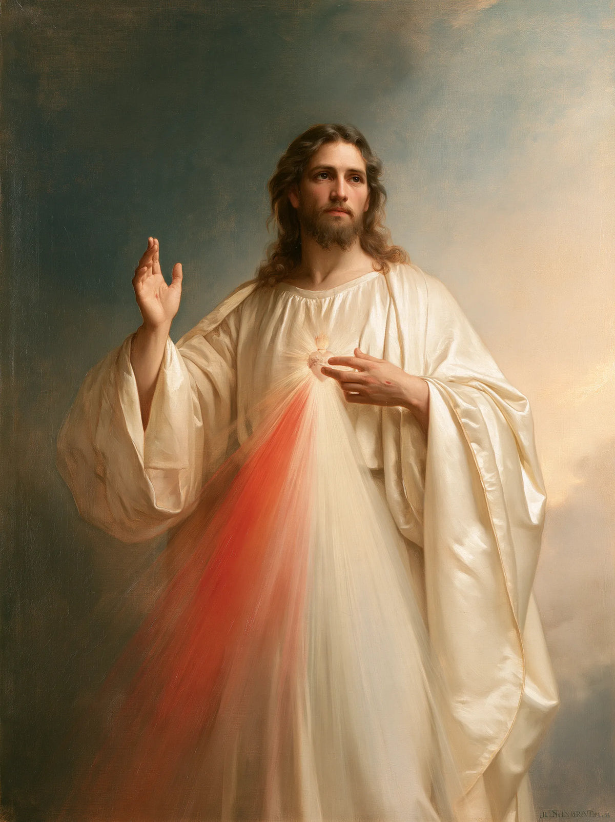 Divine Mercy Jesus – Stillness and Light