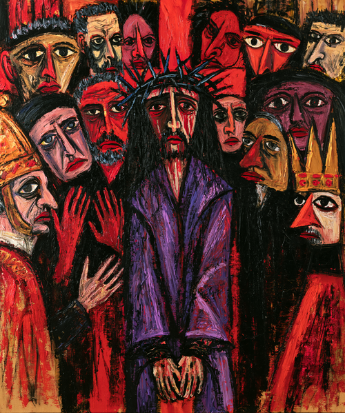 Ecce Homo - Ekspressionistinen · Muotokuva n° 24 - Kristillinen taide