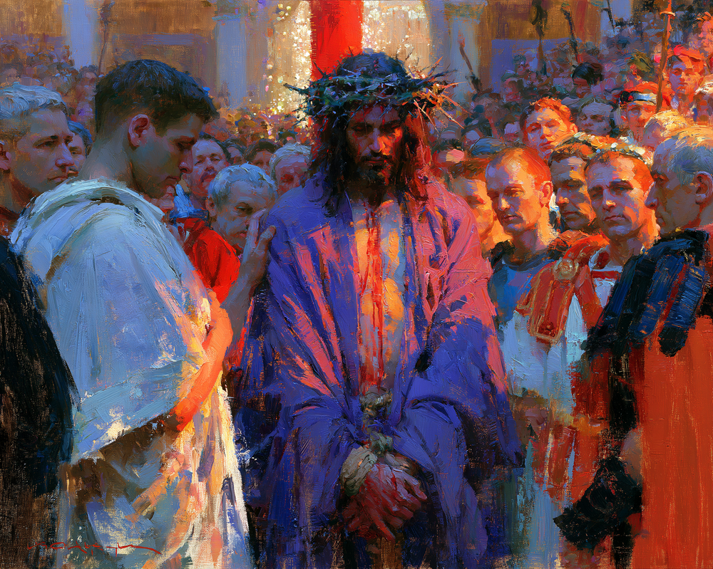 Ecce Homo - Impressionistinen · Maisema n° 4 - Kristillinen taide
