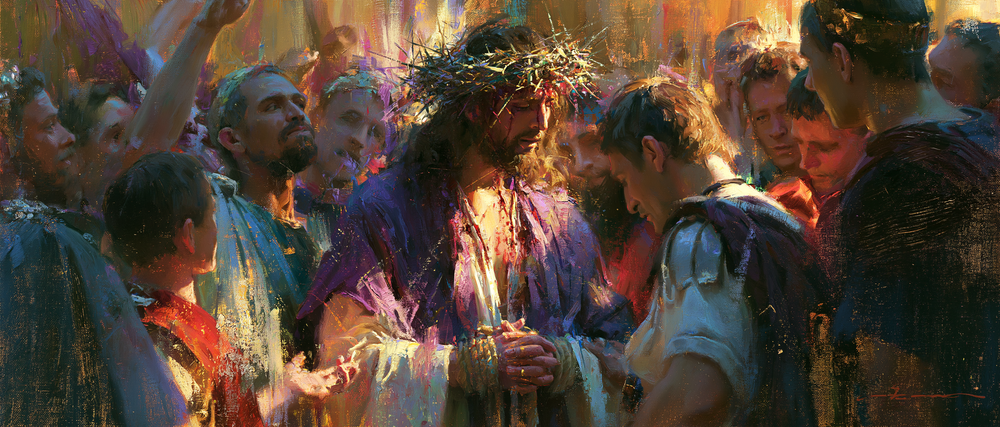 Ecce Homo - Impressionistinen · Maisema n° 18 - Kristillinen taide