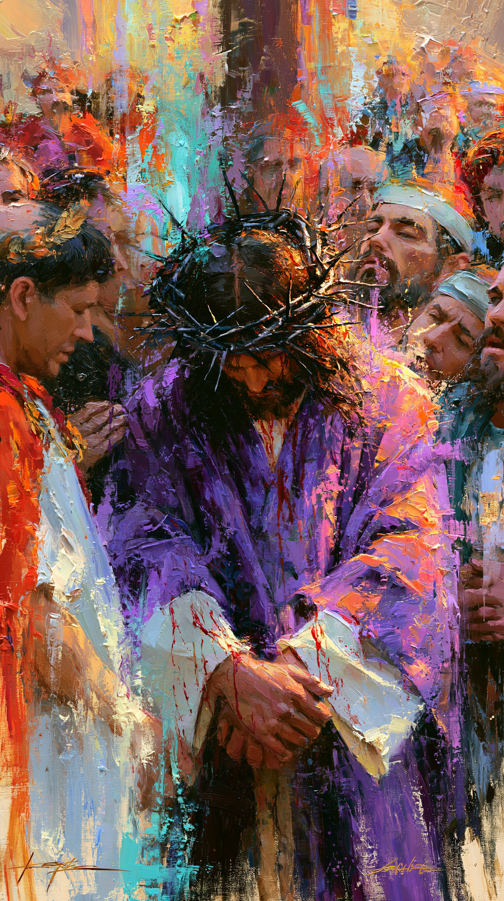 Ecce Homo - Impressionistinen · Muotokuva n° 5 - Kristillinen taide