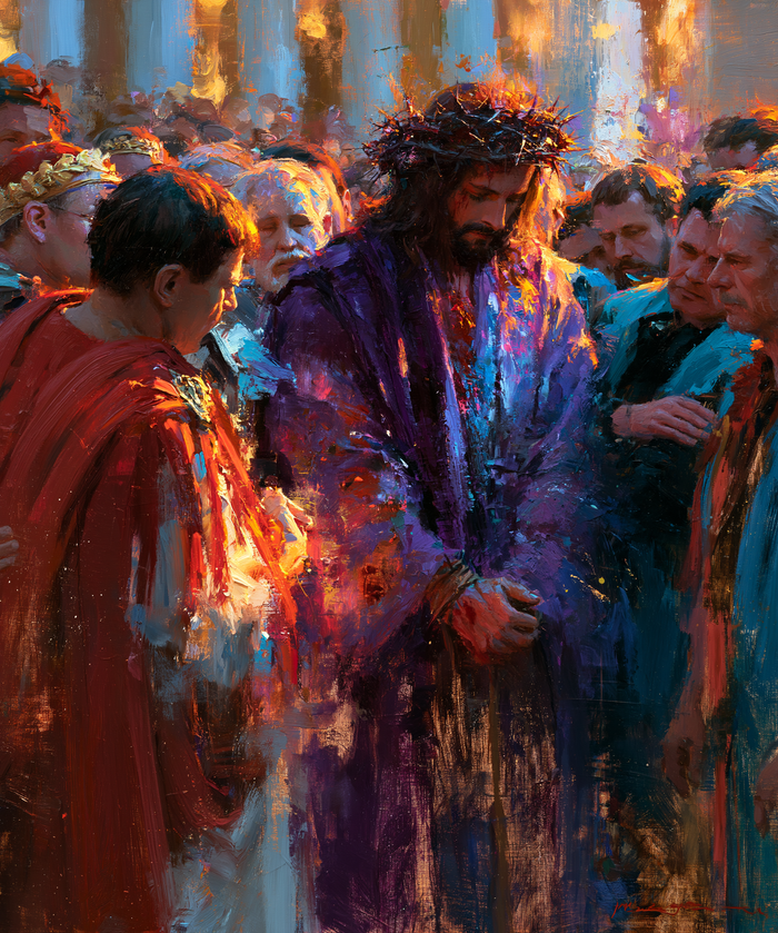 Ecce Homo - Impressionistinen · Muotokuva n° 25