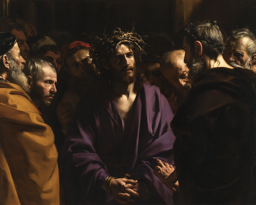 Ecce Homo - Black and gold · Landscape n° 6