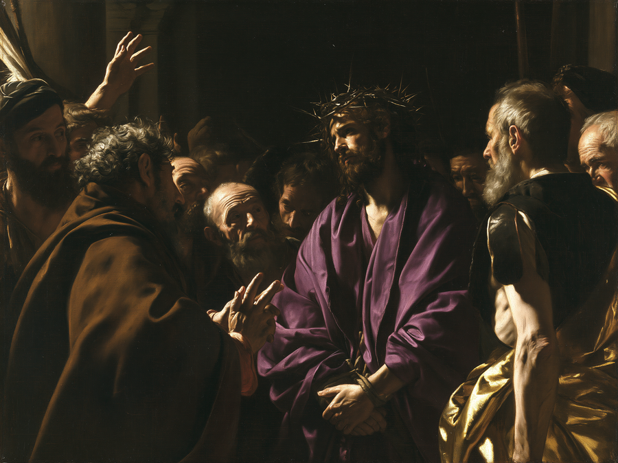 Ecce Homo - Black and gold · Landscape n° 10