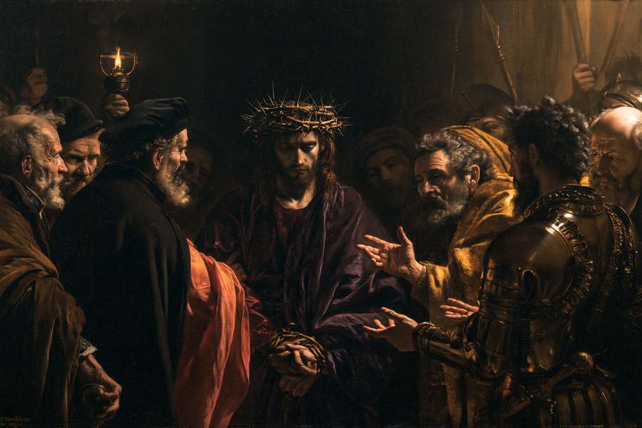 Ecce Homo - Black and gold · Landscape n° 15