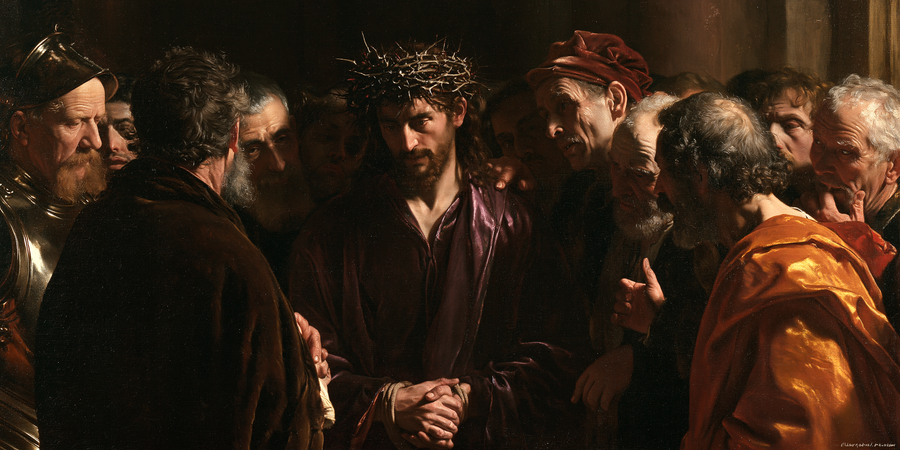 Ecce Homo - Black and gold · Landscape n° 21