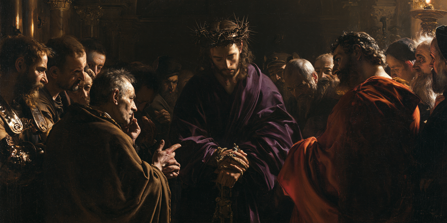 Ecce Homo - Black and gold · Landscape n° 23