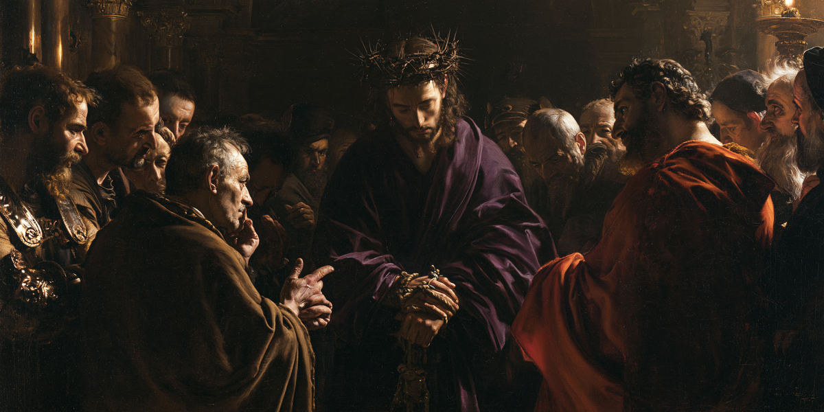 Ecce Homo - Black and gold · Landscape n° 24