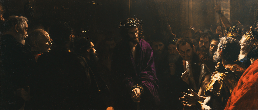 Ecce Homo - Black and gold · Landscape n° 25