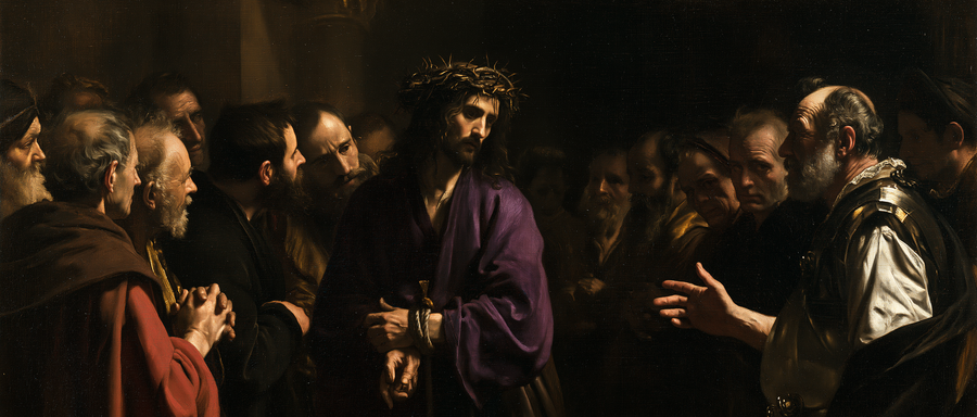 Ecce Homo - Black and gold · Landscape n° 26