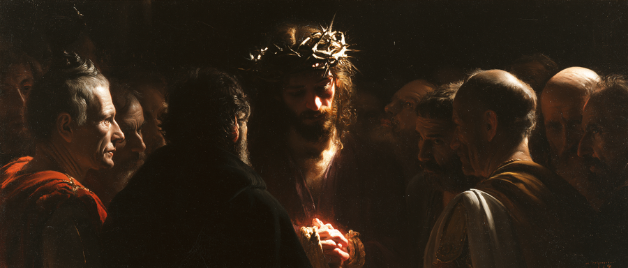Ecce Homo - Black and gold · Landscape n° 27