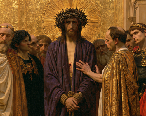 Ecce Homo - Pyhä kultainen · Maisema n° 5 - Kristillinen taide
