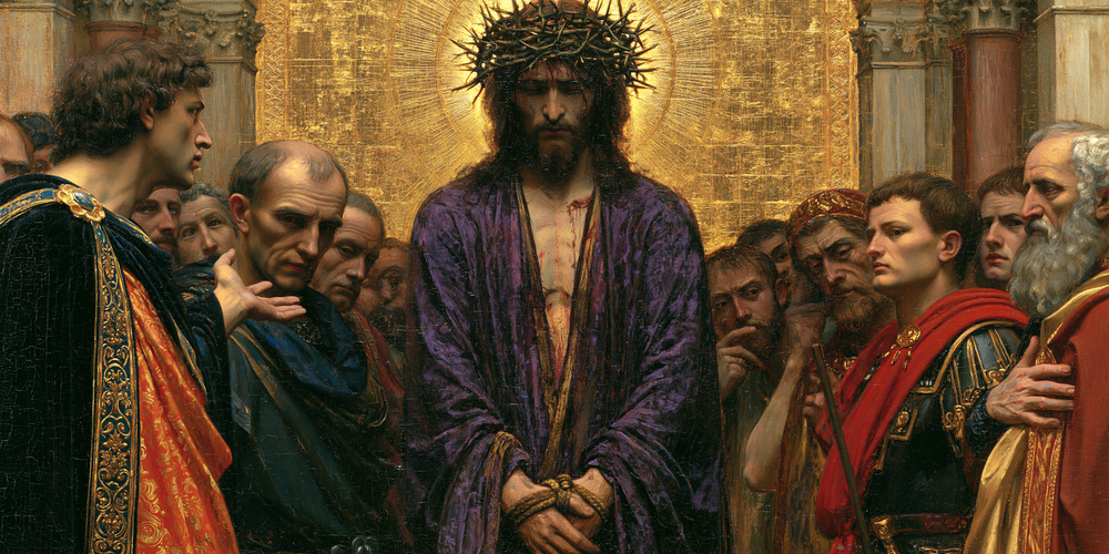 Ecce Homo - Pyhä kultainen · Maisema n° 16 - Kristillinen taide