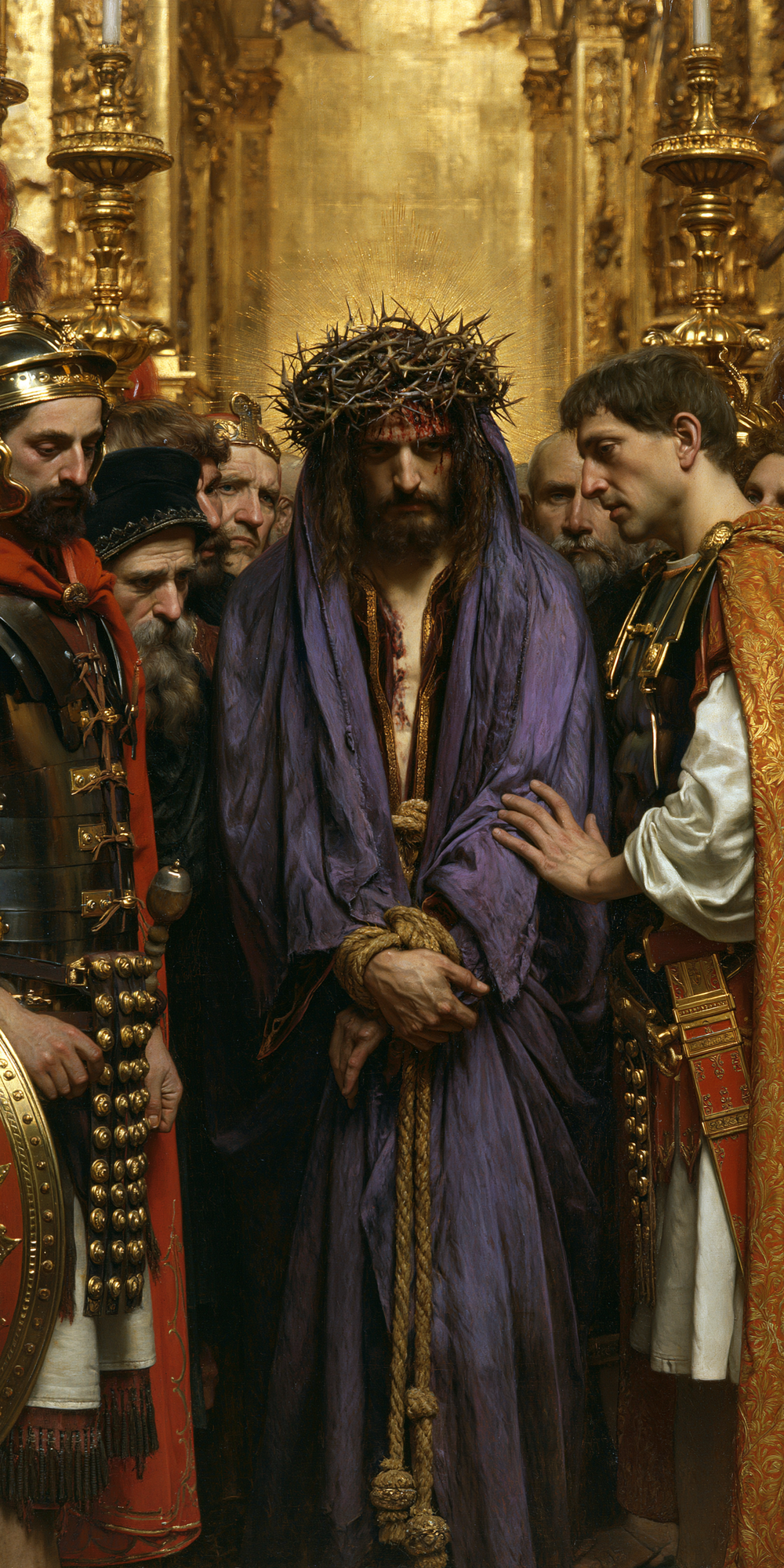 Ecce Homo - Pyhä kultainen · Muotokuva n° 3 - Kristillinen taide