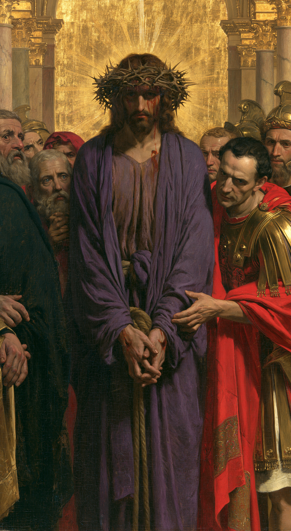 Ecce Homo - Pyhä kultainen · Muotokuva n° 5 - Kristillinen taide
