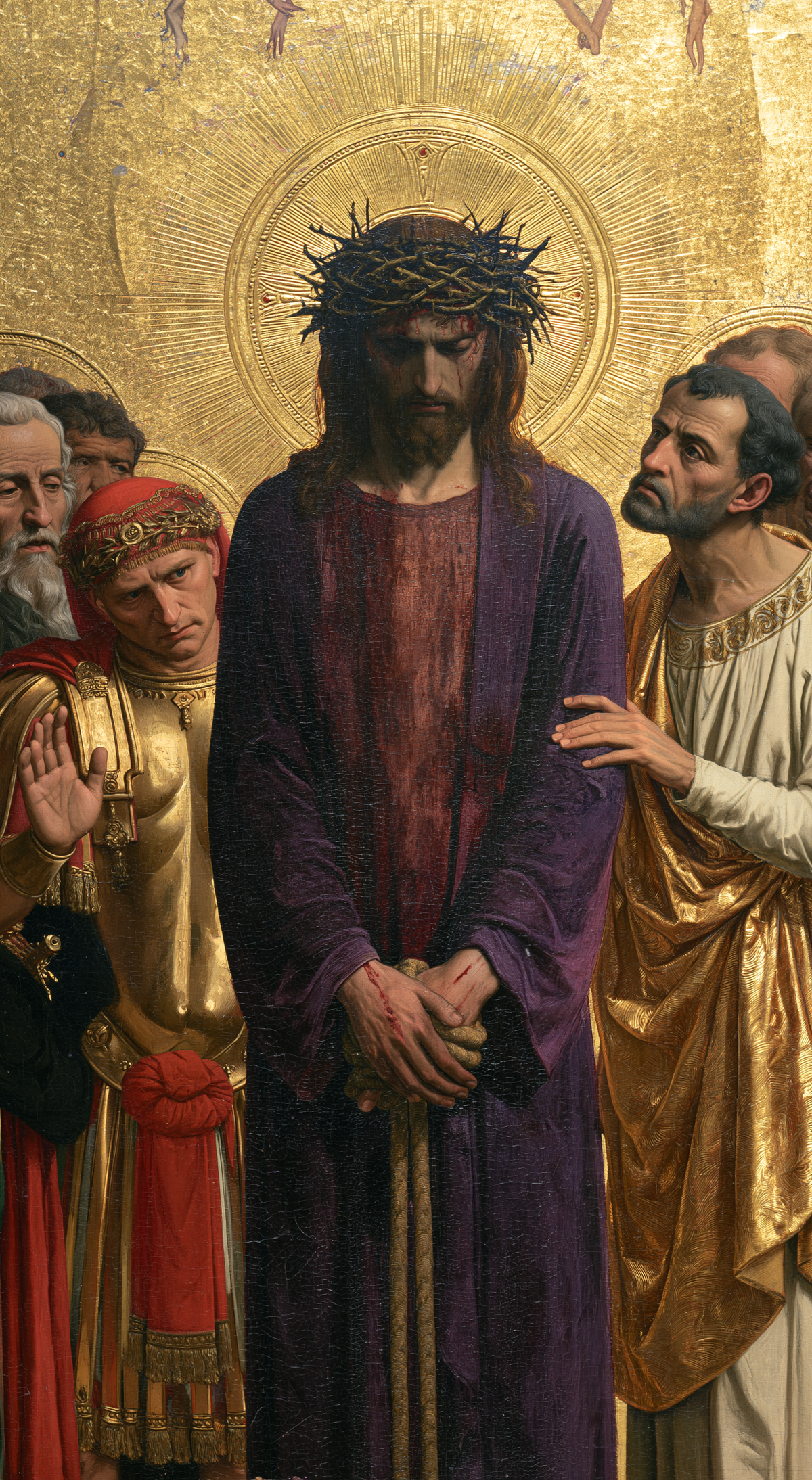 Ecce Homo - Pyhä kultainen · Muotokuva n° 6 - Kristillinen taide