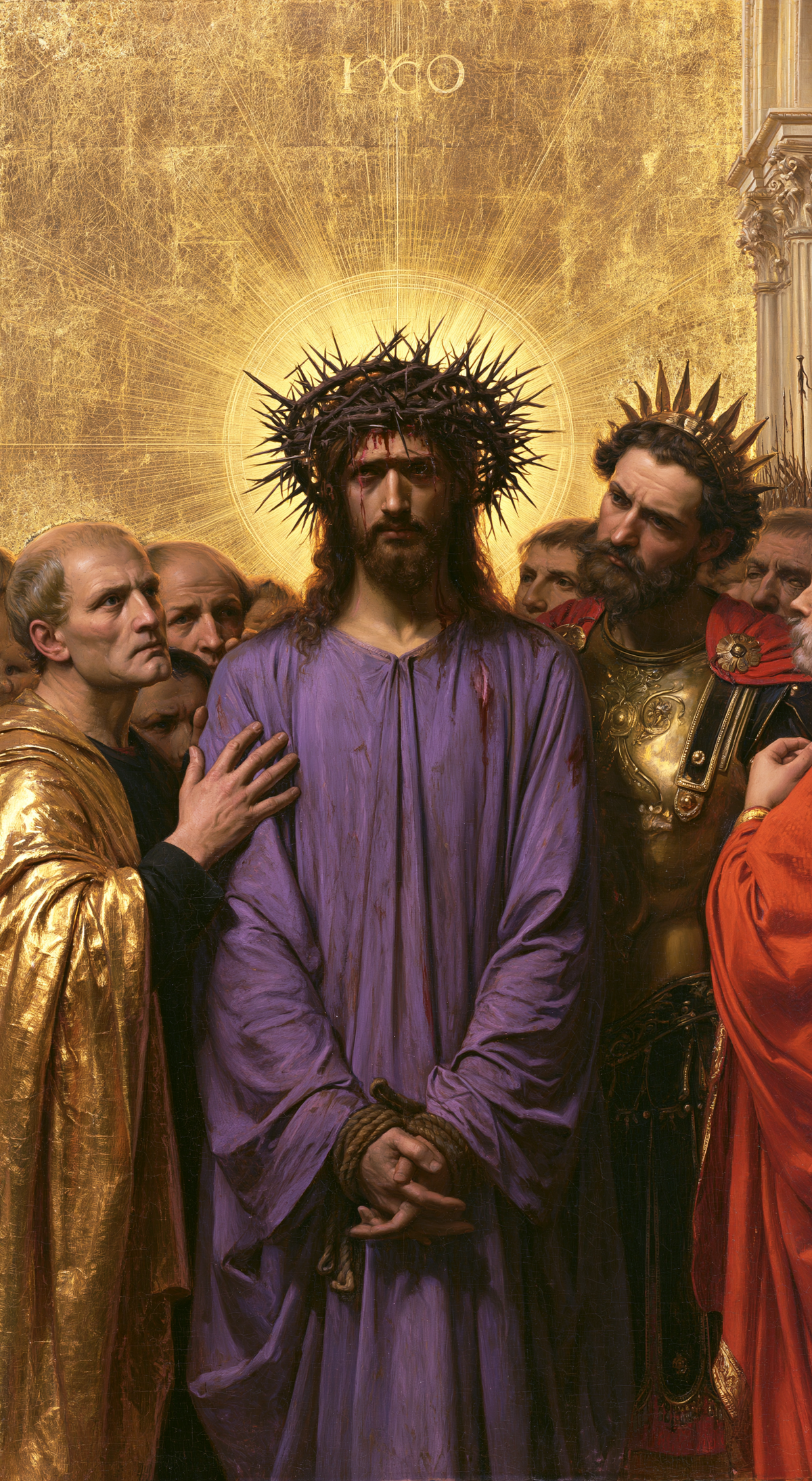 Ecce Homo - Pyhä kultainen · Muotokuva n° 7 - Kristillinen taide