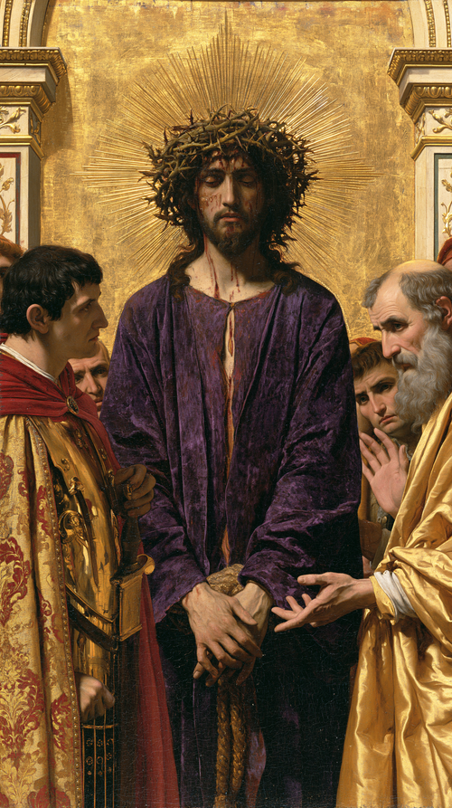 Ecce Homo - Pyhä kultainen · Muotokuva n° 9 - Kristillinen taide
