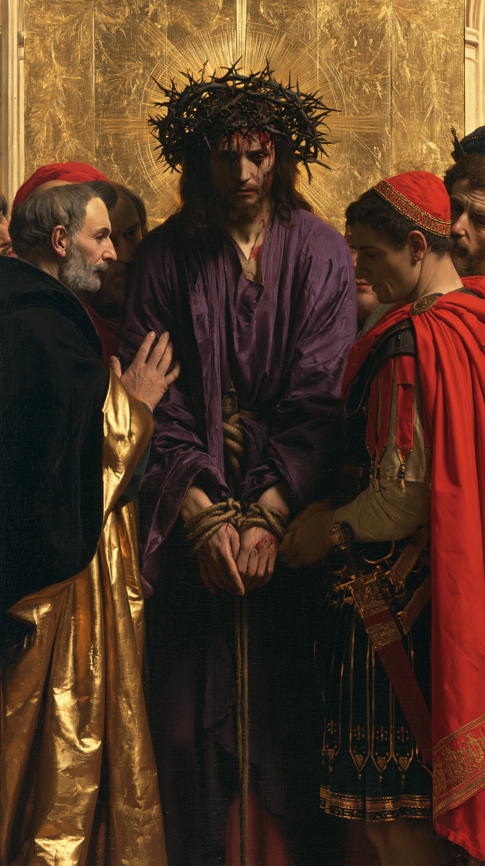 Ecce Homo - Pyhä kultainen · Muotokuva n° 10 - Kristillinen taide