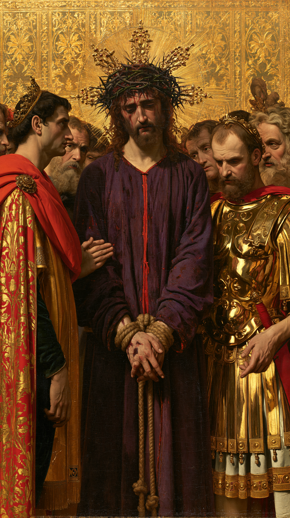 Ecce Homo - Pyhä kultainen · Muotokuva n° 11 - Kristillinen taide
