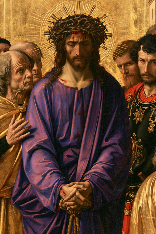 Ecce Homo - Pyhä kultainen · Muotokuva n° 13 - Kristillinen taide