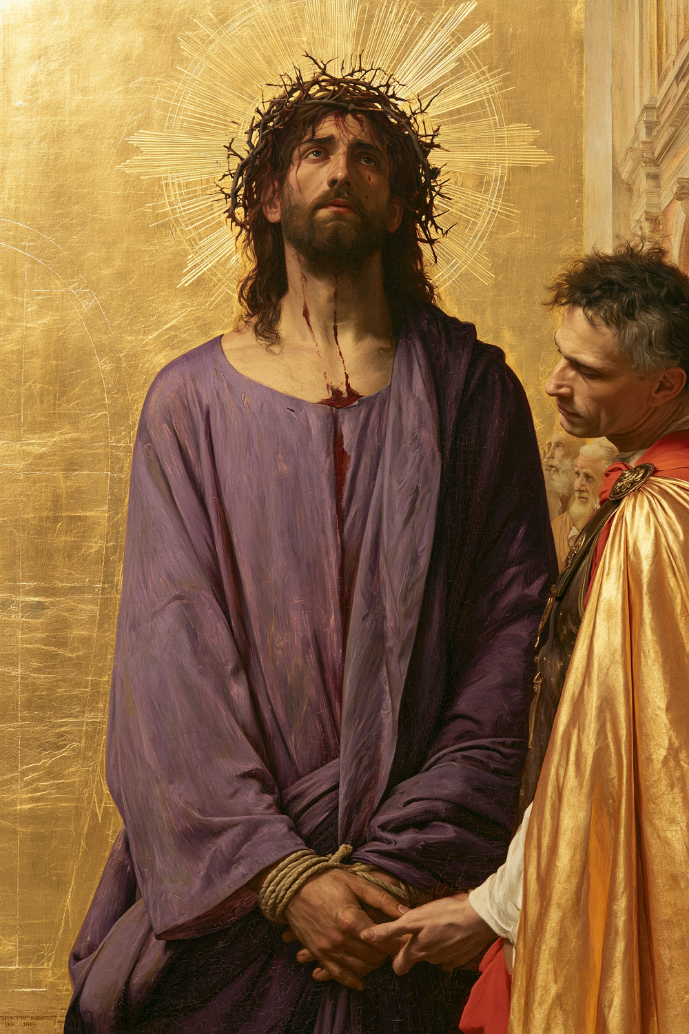 Ecce Homo - Pyhä kultainen · Muotokuva n° 14 - Kristillinen taide