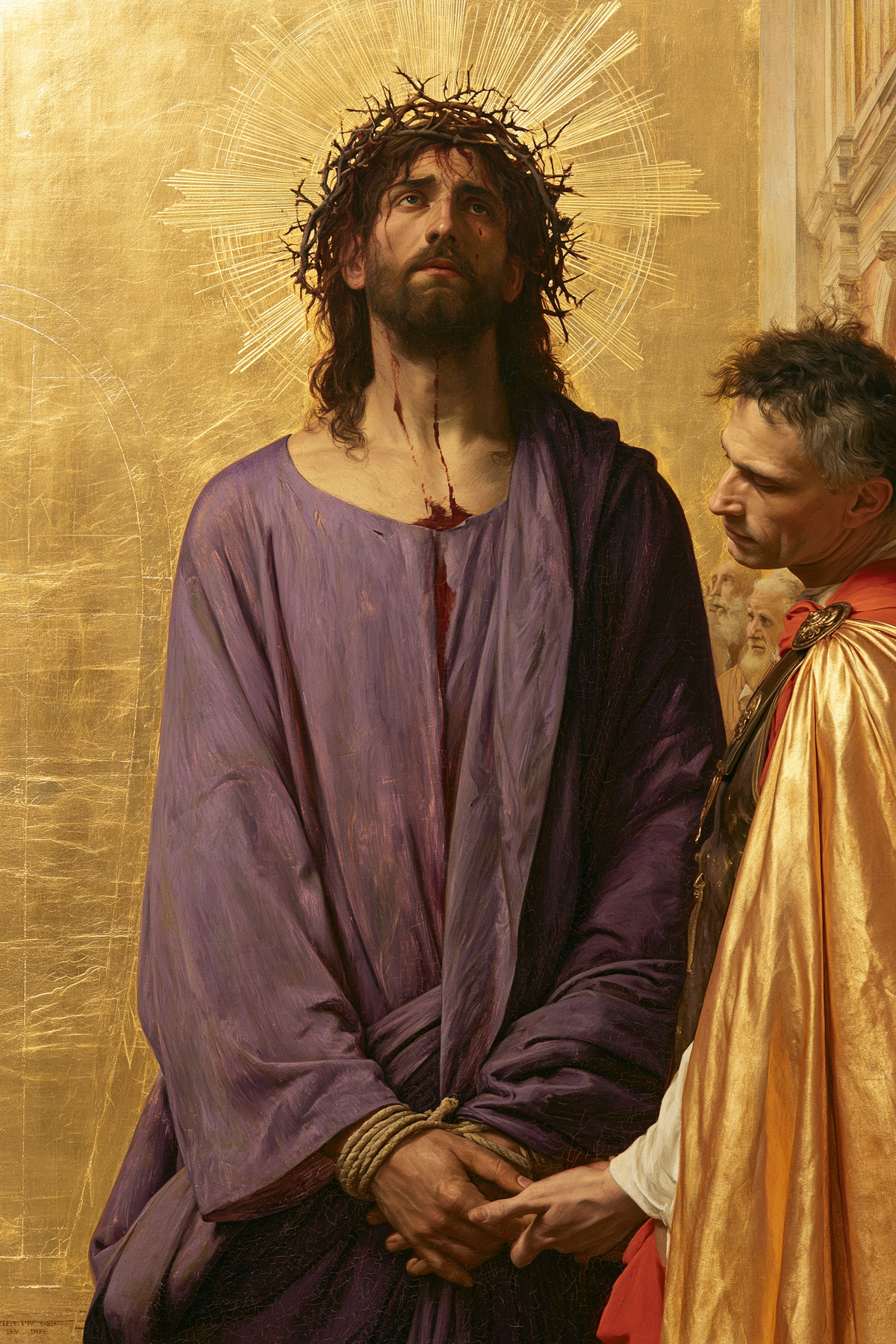 Ecce Homo - Pyhä kultainen · Muotokuva n° 14 - Kristillinen taide